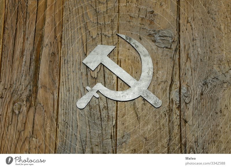 Sickle and Hammer Background picture Communism Communist Past Patriotism Retro sickle Sign Socialism Soviet Union Symbols and metaphors Labor union Revolution
