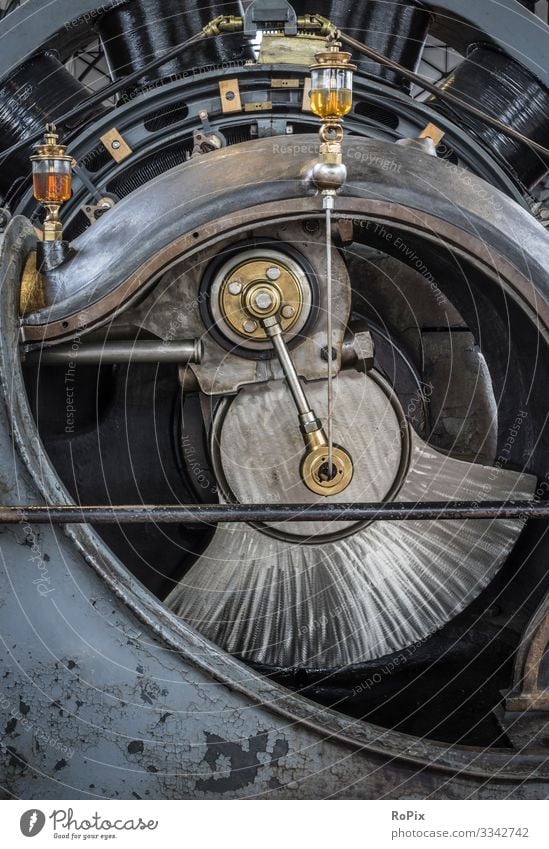 Detail of a historic industrial engine. Lifestyle Design Leisure and hobbies Model-making Vacation & Travel Tourism Sightseeing Education Science & Research