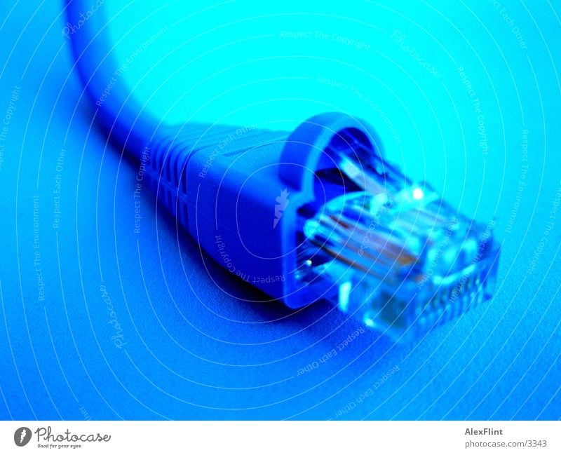 cable4 Network cable Connector Telecommunications Blue