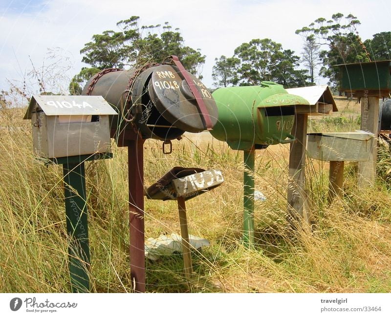 outback Mailbox Outback Australia Whimsical Loneliness Nature Vacation & Travel