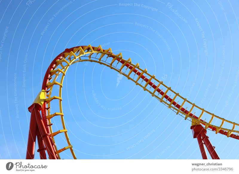 Roller Coaster Joy Summer A Royalty Free Stock Photo From Photocase