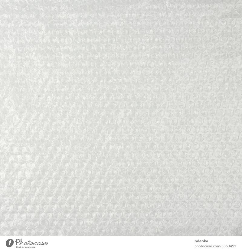 texture of air bubble film Craft (trade) Packaging Package Plastic Glittering Clean Soft White Protection Wrap Metal foil Blank background Material Surface