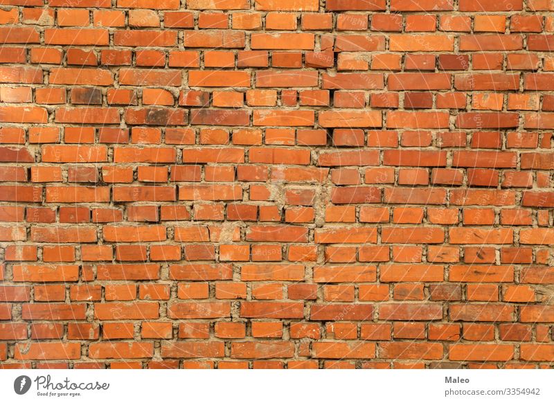 Old brick wall Background picture Block Brick Pattern Structures and shapes Wall (building) Building Cement Concrete Red Surface Wallpaper Architecture