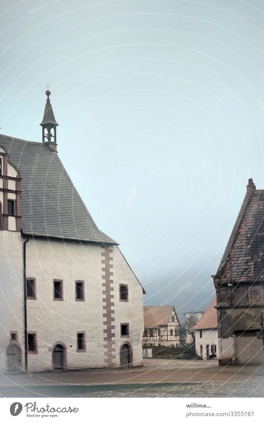 Historic houses in Buch an der Mulde monastery Fog monastery book Saxony House (Residential Structure) Monastery Buch Monastery Half-timbered house Spire