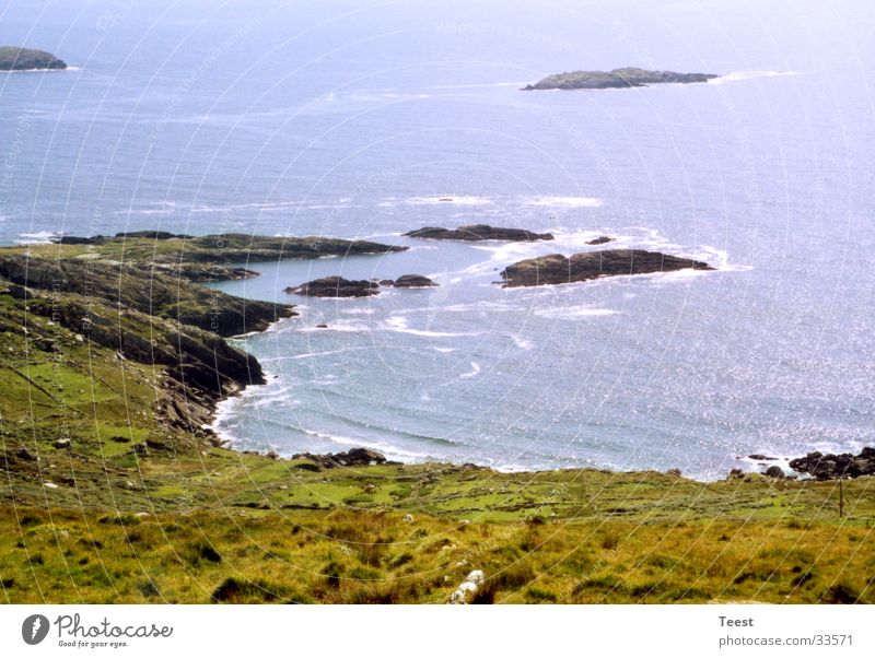 irish coast Coast Stony Ocean Body of water Ireland Water Rock Bay