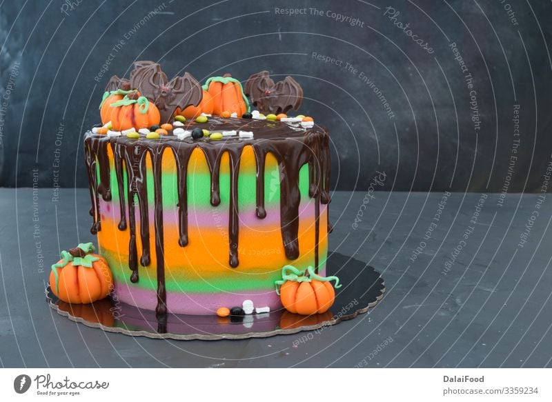 Cake of differents colors bakery birthday black blood bright cake candy caramel celebration colorful concept confection confectionery creative decor decorated