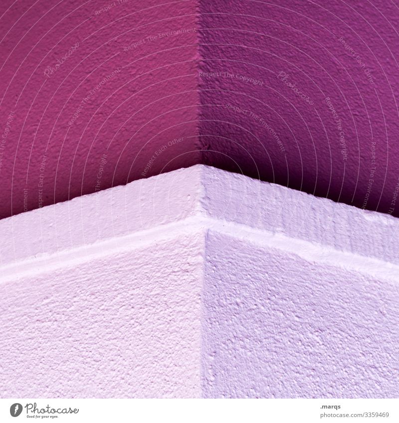 corner Corner Concrete Concrete wall purple Minimalistic Illustration Geometry Simple Colour Style Detail