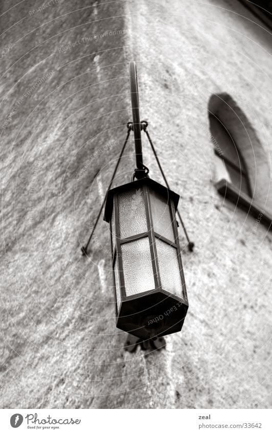 lantern Lantern Building Photographic technology by Black & white photo B/W Exterior shot