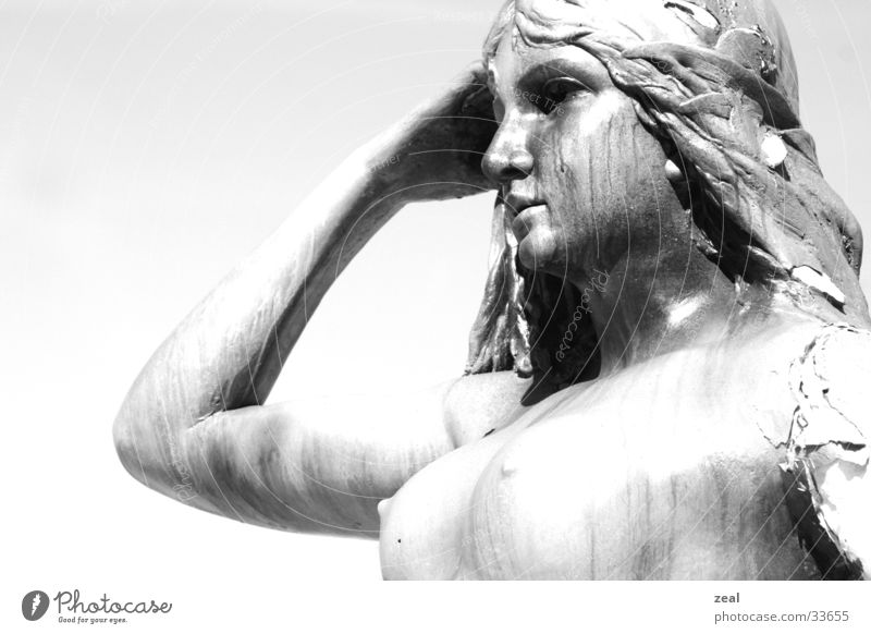 &lt;font color="#ffff00"&gt;-==- proudly presents Statue Looking High-key Craft (trade) Woman Portrait photograph Old