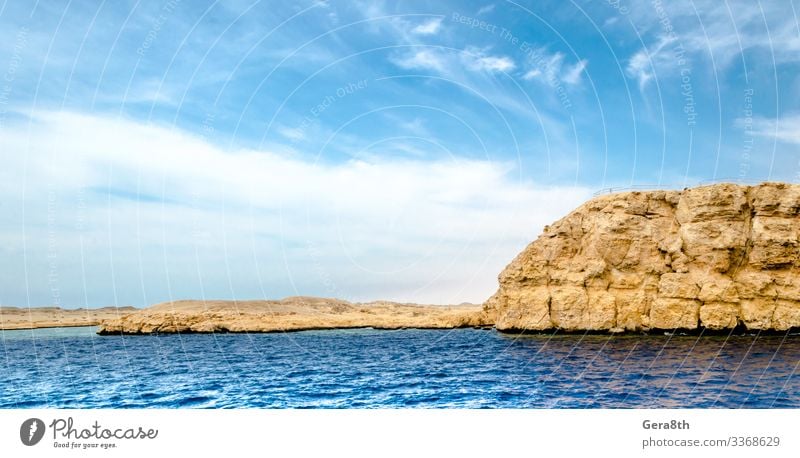 Egypt Sharm El Sheikh South Sinai red sea view of the rocks Vacation & Travel Summer Ocean Waves Wallpaper Landscape Sky Clouds Horizon Beautiful weather Rock