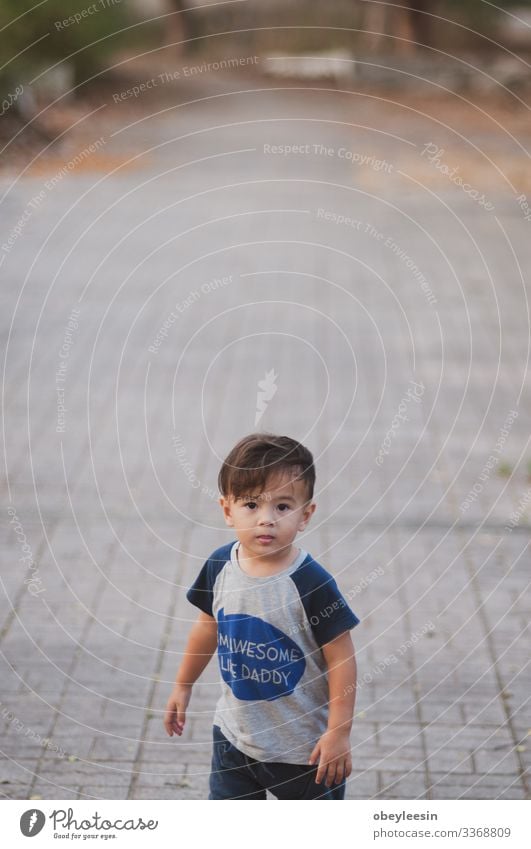 happy young boy playing outdoors in the park Lifestyle Joy Happy Face Leisure and hobbies Playing Camping Summer Sports Success Child Human being Boy (child)
