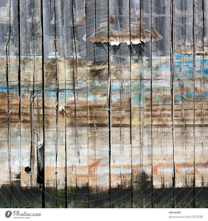 mooring Navigation Harbour Jetty Wooden board Line Old Broken Decline Colour photo Multicoloured Exterior shot Abstract Pattern Structures and shapes Deserted