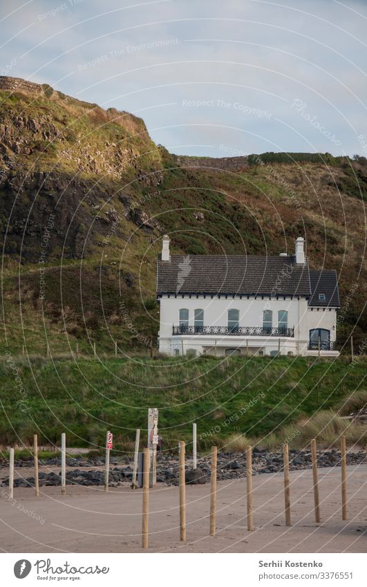 Beach house House building fall Ireland Northern Ireland Landscape Colour photo Vacation & Travel Day Exterior shot