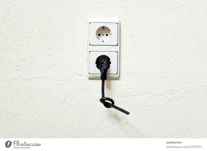 Plug in the socket Electrics electrician Electronics Infrastructure Cable Schuko Save Socket Connector stream power line electricity price power supply