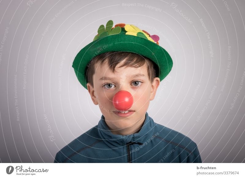 clown Party Event Feasts & Celebrations Carnival Child Face Nose 1 Human being 8 - 13 years Infancy Hat Playing Moody Joy Cool (slang) Clown Laughter