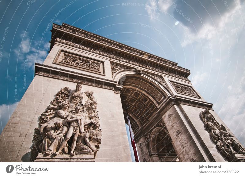 Flexitime, impudence, comfort! Paris France Capital city Manmade structures Building Architecture Gate Tourist Attraction Landmark Arc de Triomphe Gigantic
