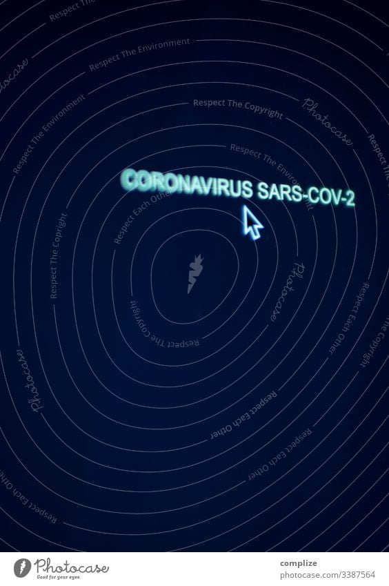 Coronavirus Computer Screen with cursor coronavirus screen Virus sars medicine Doctor risk of contagion torch Protection Face mask picture background Text Ask