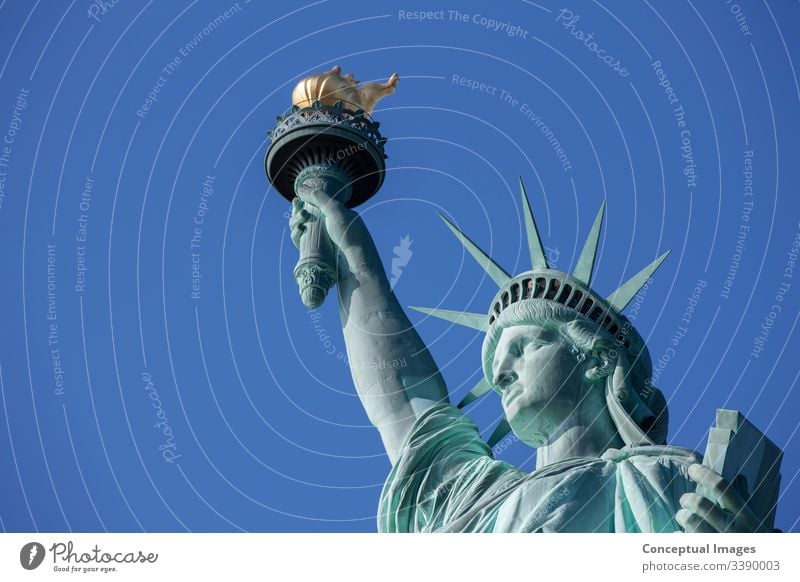 Statue of Liberty, New York City, New York, USA america american city famous freedom independence lady landmark liberty manhattan monument new nyc statue symbol