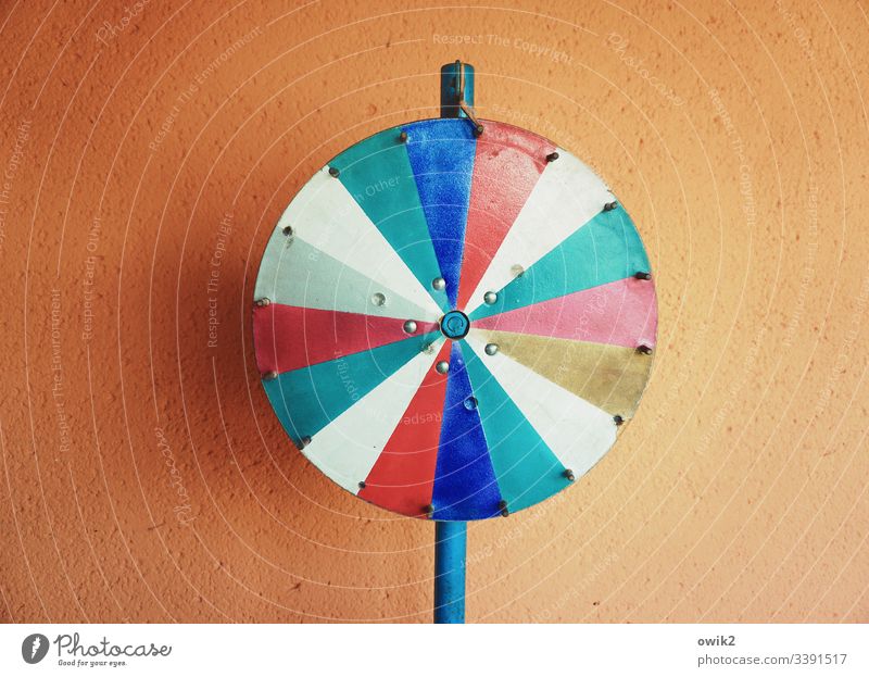 wheel of fortune symbol Round Segments Colour Rotate Stand Wall (building) Facade Plaster