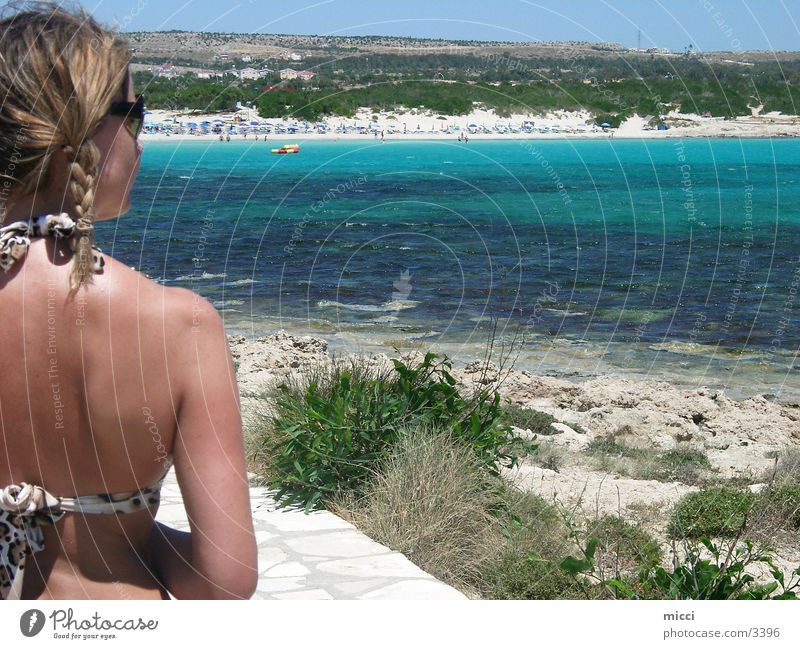 Go to the beach Cyprus Beach Ocean Bikini Vacation & Travel Europe Nature Sun Sand