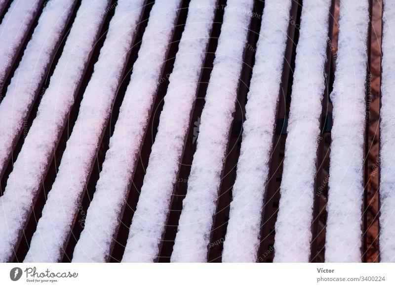 Frozen bars. Sabiñanigo. Huesca. Aragon. Spain. aragon cold color colors colour colours form forms freezing freshwater frost frozen frozen bar frozen bars