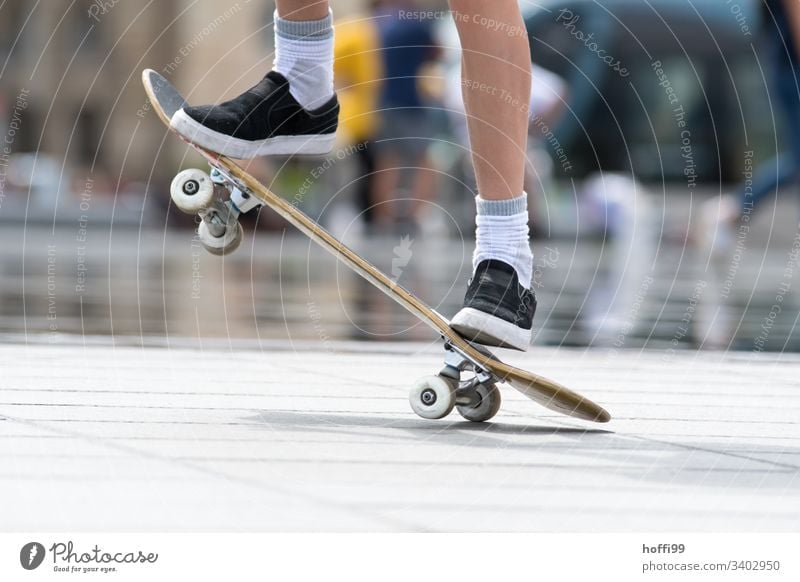 Skateboard Action Youth (Young adults) 1 Adults Man Sportsperson Skateboarding skateboarder Legs Skate park youthful Athletic Summer Lifestyle