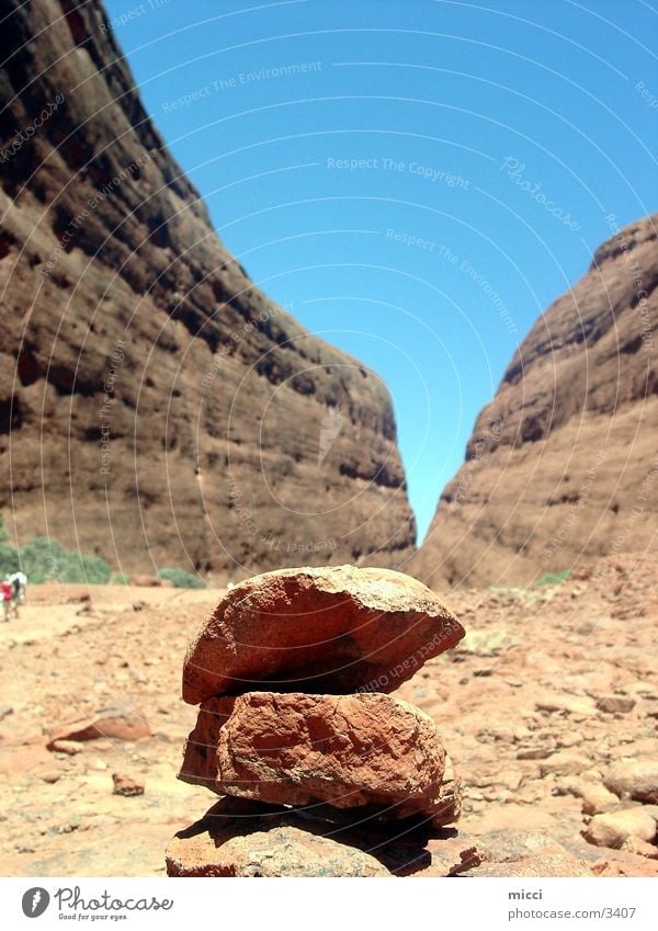 Kata Tjutas Ayers Rock National Park Physics Drought Australia Desert The Olgas red earth Warmth Stone Sand