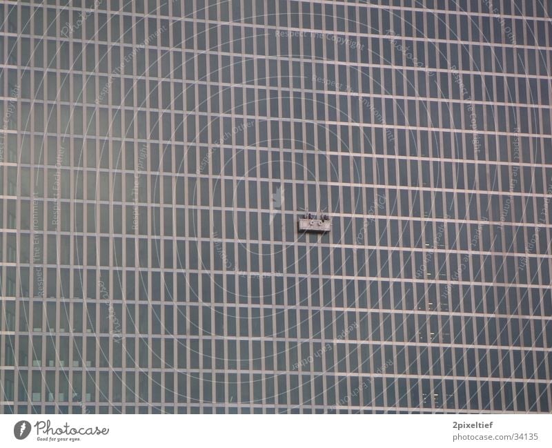 HighLight Munich Business Towers #4 High-rise Steel Concrete Gray Window Window cleaner Architecture Glass Section of image Glazed facade High-rise facade