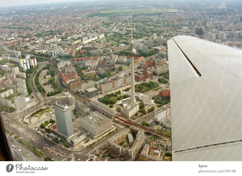 Berlin from the air Aerial photograph Downtown Berlin sightseeing flight raisin bomber Berlin TV Tower