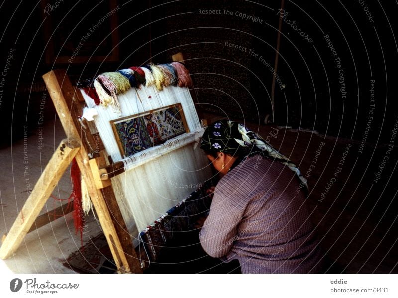 weaver Weaver Turkey Culture Cloth Woman Tradition Woven