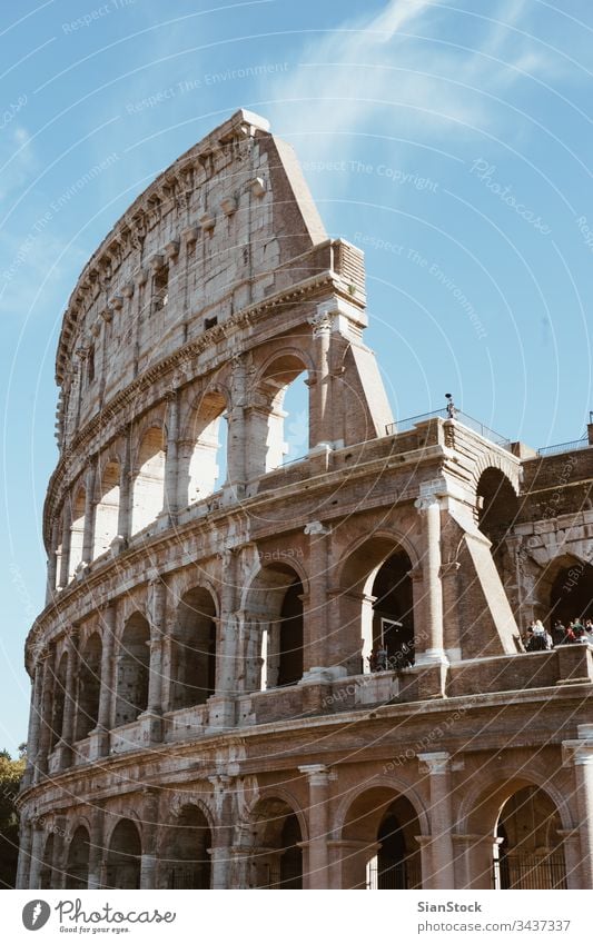 Colosseum in Rome, Italy rome colosseum colosseo italy coliseum roma roman ancient europe old landmark building famous architecture stone italian gladiator