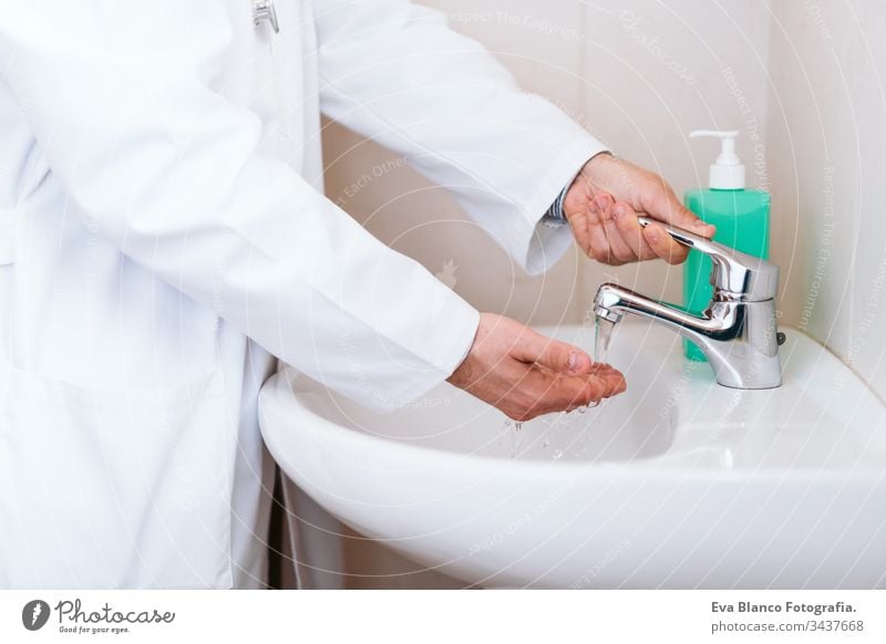doctor man washing hands with disinfectant soap. Hygiene and Corona virus Covid-19 concept corona virus covid-19 clean medical physician hygiene professional