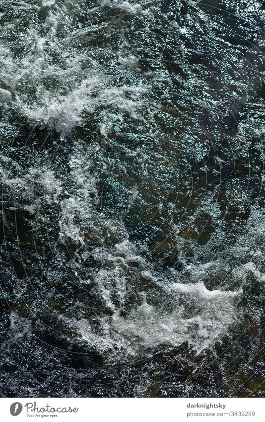 Current Fast in a wild river mountain River Rapids Force Water White crest hydropower Nature sustainable Energy renewable Exterior shot Day Environment Elements