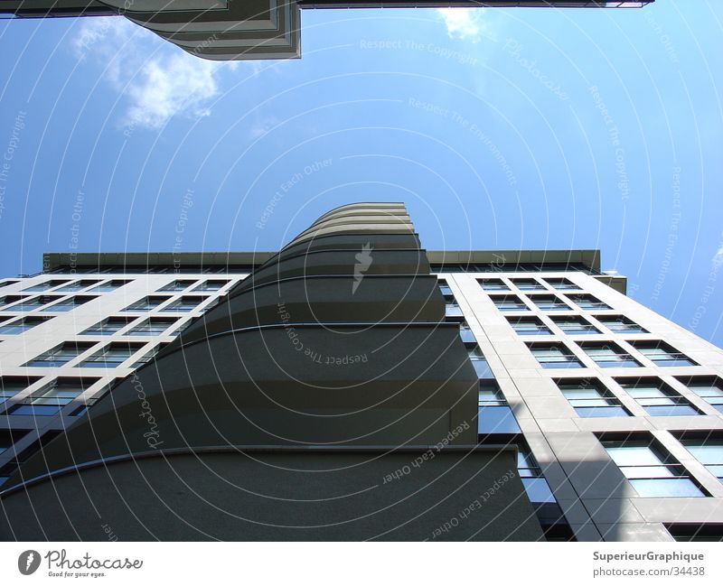 balkonies House (Residential Structure) Potsdamer Platz Balcony Clouds Architecture Sky