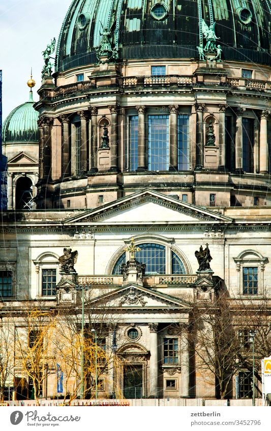 Berlin Cathedral, south portal Architecture on the outside city spring Spring Capital city House (Residential Structure) downtown Deserted City trip Copy Space
