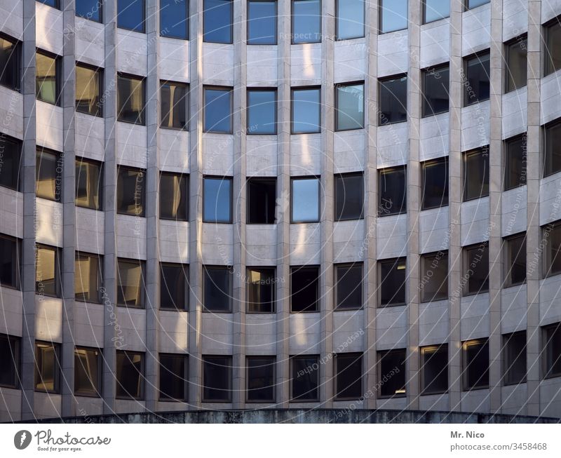 office building High-rise Architecture Business Modern Tall Symmetry Building Facade Window Bank building Abstract Arrangement Downtown Glass urban