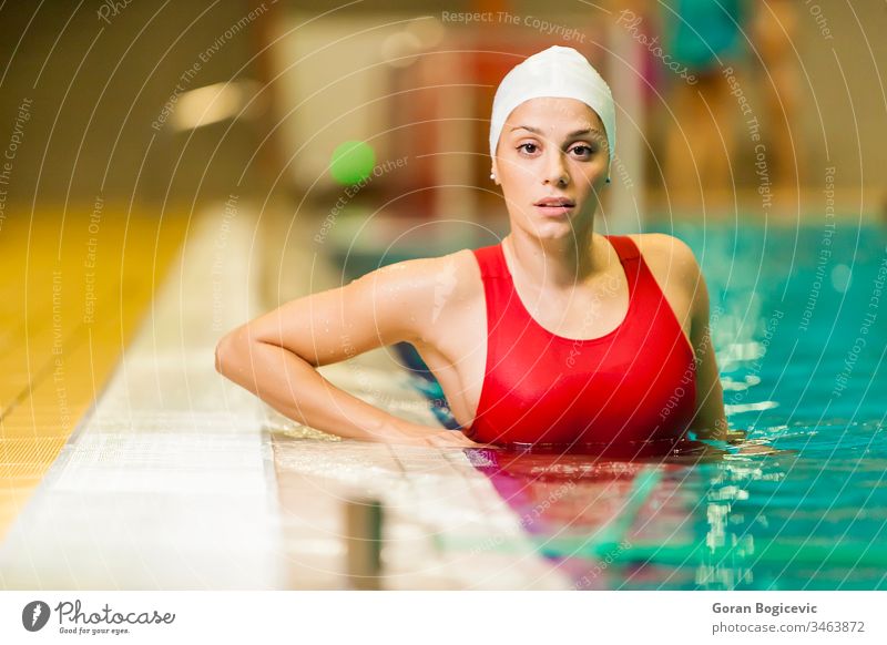 Swimming girl active activity adult being care caucasian competition competitive concentration exercise female fitness health healthcare healthy human leisure