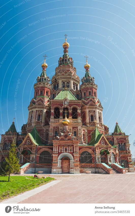 Powerful building with strong structures St. Petersburgh Russia travel Architecture Manmade structures Exterior shot Tourist Attraction Historic