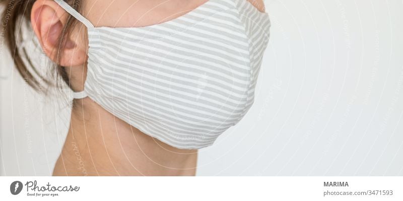 Respirator mask 2020 Infection Breath Respiratory protection Cotton plant corona coronavirus DIY Epedimy Woman peril Face Healthy Health care flu Illness Mask