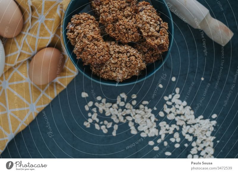 Oats cookies background Cookie Wheat Grain Colour photo Day Nutrition Food Egg Cooking Baking Baked goods Kitchen Fresh Home-made Preparation Flour food Bakery