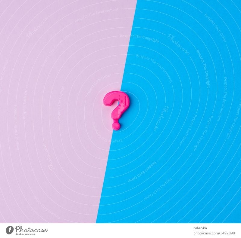 plastic question mark on a colored background, abstract backdrop questionnaire shape sign simple solution success support symbol design accept advice answer ask
