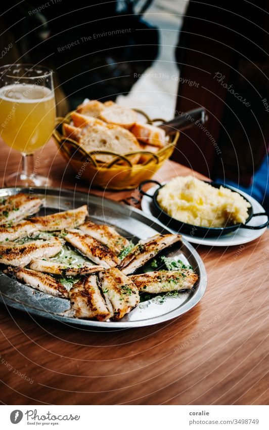 Spanish tapas on a wooden table Tapas Spain street food Food photograph appetizing Lunch Dinner Mediterranean Snack Dish Gourmet Restaurant Delicious Meal