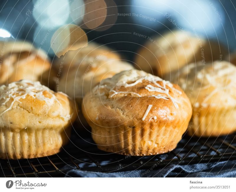 salted muffins with cream cheese, topping parmesan hygge festive bokeh cozy savoury copy space winter pastries salty bakery spices savory tasty delicious baked