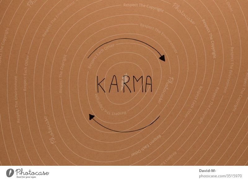 karma Meaning Remark Drawing Fairness Arrow Direction back Word Fate unlucky punishment Action Impact circulation Connection ensue cause Effect Wisdom
