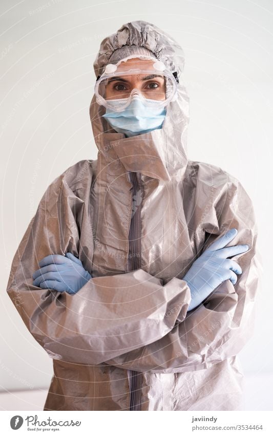 Female Doctor in PPE Personal Protective Equipment doctor ppe coronavirus medical concerned hospital equipment laboratory protective covid-19 medicine
