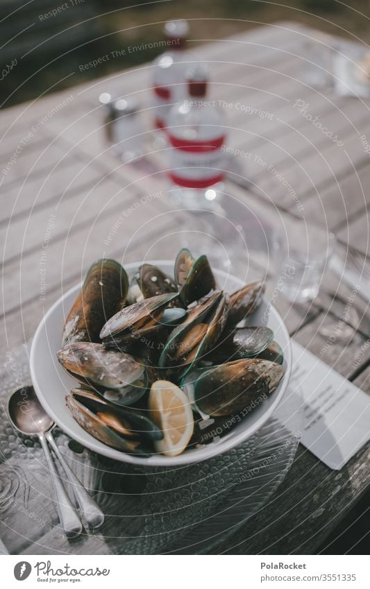 #As# Fresh mussels Restaurant restaurant card Mussel Mussels Fish restaurant Lunch Delicious Mediterranean Food Colour photo Nutrition Dish Meal