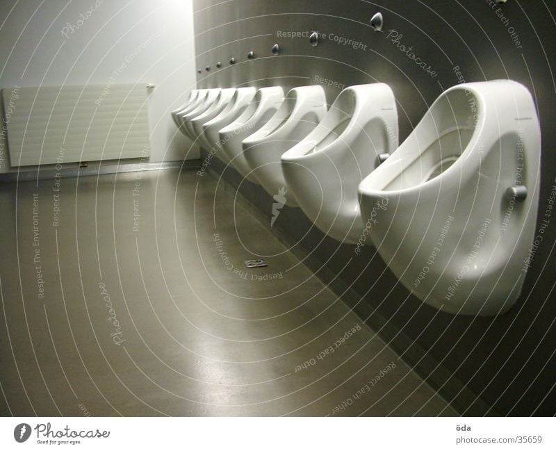 It's a man's world Urinal Gentleman Gentlemen's toilet Architecture Toilet Basin