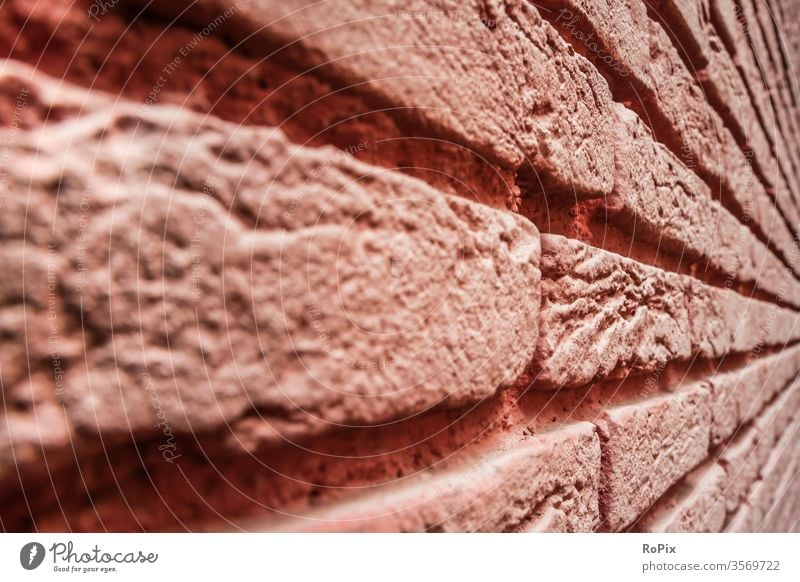 Brick wall abstractly seen. Wall (building) rampart by hand Fingers brick Architecture House (Residential Structure) house wall Town urban Art fingerprints