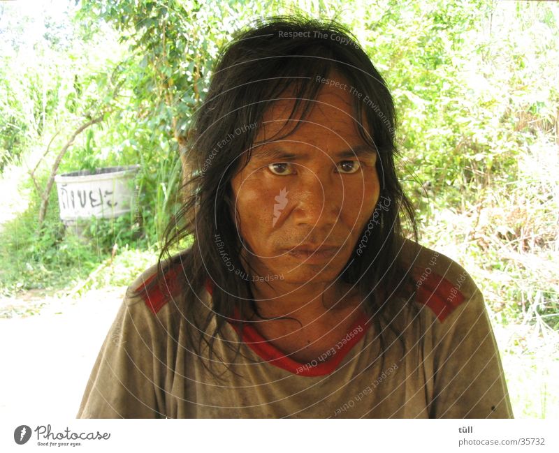 thailand - pai Native Americans Dirty Earnest Asia Thai Thailand Man Wild animal Arm