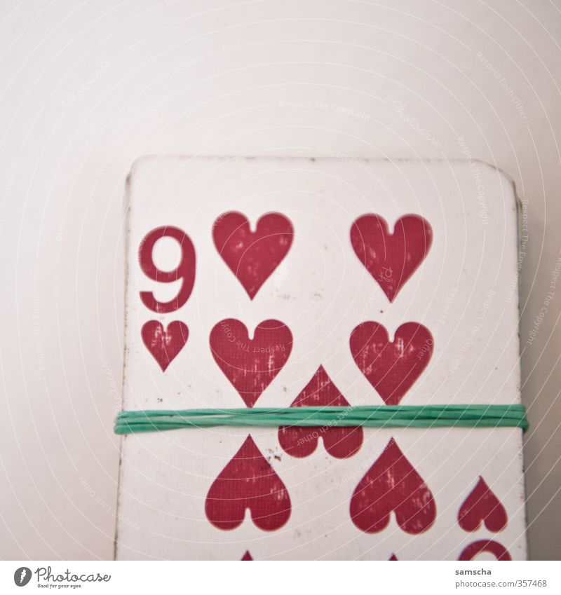 nine hearts II Leisure and hobbies Playing Game of cards Poker Game of chance Sign Digits and numbers Ornament Heart Success Lose Effortless Compulsive gambling